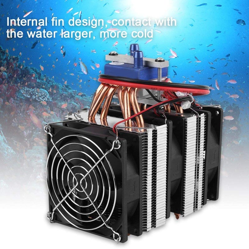 Hilitand DC 12V Thermoelectric Cooler Peltier System Semiconductor Refrigeration Water Chiller Cooling Device for Fish (180W for 40L) - Image 4